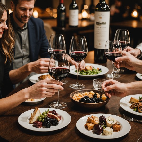 Quels conseils pour organiser une soirée de dégustation de vins locaux, avec des accords mets et vins ?